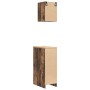 Armarios 2 uds para garaje madera ingeniería roble ahumado | Foro24.es | Tu tienda online para hogar, jardín y más Foro24.es