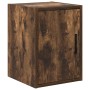 Armarios 2 uds para garaje madera ingeniería roble ahumado | Foro24.es | Tu tienda online para hogar, jardín y más Foro24.es