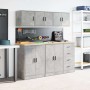 Armarios de pared 2 uds para garaje madera de ingeniería de , Armarios industriales - Ref: Foro24-860650, Precio: 83,78 €, De...