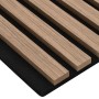 Paneles acústicos de pared 2 uds listones 60,5x60 cm de , Recubrimiento de paredes - Ref: Foro24-42002580, Precio: 50,11 €, D...