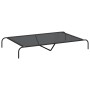 Cama elevada para perros negra 150x90x20 cm textilene y acero de , Camas para perros - Ref: Foro24-42000837, Precio: 32,73 €,...