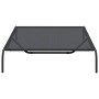 Cama elevada para perros negra 150x90x20 cm textilene y acero de , Camas para perros - Ref: Foro24-42000837, Precio: 32,73 €,...