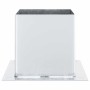 Bases para postes cuadradas 4 uds. Plata 141x141 mm de , Postes de cerca - Ref: Foro24-42000016, Precio: 34,36 €, Descuento: %