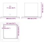 Bases para postes cuadradas 4 uds. Plata 141x141 mm de , Postes de cerca - Ref: Foro24-42000016, Precio: 34,36 €, Descuento: %