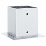 Bases para postes cuadradas 4 uds. Plata 121x121 mm | Foro24.es | Tu tienda online para hogar, jardín y más Foro24.es
