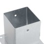Bases para postes cuadradas 4 uds. Plata 121x121 mm | Foro24.es | Tu tienda online para hogar, jardín y más Foro24.es