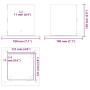 Bases para postes cuadradas 4 uds. Plata 121x121 mm | Foro24.es | Tu tienda online para hogar, jardín y más Foro24.es