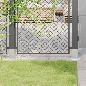 Bases para postes cuadradas 12 uds. Plata 81x81 mm de , Postes de cerca - Ref: Foro24-42000009, Precio: 61,95 €, Descuento: -5%%