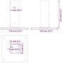 Bases para postes cuadradas 12 uds. Antracita 51x51 mm de , Postes de cerca - Ref: Foro24-42000021, Precio: 61,77 €, Descuent...