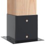 Bases para postes cuadradas 12 uds. Antracita 141x141 mm de , Postes de cerca - Ref: Foro24-42000035, Precio: 100,07 €, Descu...