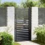 Puerta de jardín con cerradura de aluminio negra 100x180 cm de , Puertas de jardín - Ref: Foro24-42004149, Precio: 311,88 €, ...