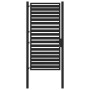 Puerta de jardín con cerradura de aluminio negra 100x180 cm de , Puertas de jardín - Ref: Foro24-42004149, Precio: 311,88 €, ...