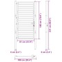 Puerta de jardín con cerradura de aluminio negra 100x180 cm de , Puertas de jardín - Ref: Foro24-42004149, Precio: 311,88 €, ...