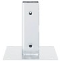 Bases para postes cuadradas 4 uds. Plata 46x46 mm de , Postes de cerca - Ref: Foro24-42000000, Precio: 23,97 €, Descuento: %