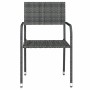 Juego de comedor para jardín 9 piezas gris de , Conjuntos de jardín - Ref: Foro24-3099588, Precio: 408,99 €, Descuento: -5%%