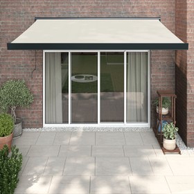 Toldo retráctil aluminio y tela color crema 3x2,5 m de , Toldos - Ref: Foro24-3154551, Precio: 412,40 €, Descuento: %