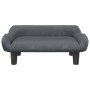 Sofá para niños de terciopelo gris oscuro 70x40x24 cm de , Mobiliario para bebés y niños pequeños - Ref: Foro24-3196351, Prec...