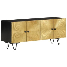 Mueble de TV madera maciza de mango 110x30x45 cm de , Muebles TV - Ref: Foro24-351625, Precio: 249,96 €, Descuento: -5%%
