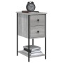 Mesita de noche madera de ingeniería gris Sonoma 32x42x70 cm de , Mesitas de noche - Ref: Foro24-826099, Precio: 54,80 €, Des...