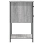 Mesita de noche madera de ingeniería gris Sonoma 32x42x70 cm de , Mesitas de noche - Ref: Foro24-826099, Precio: 54,80 €, Des...