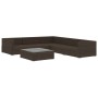 Set muebles de jardín 6 piezas y cojines ratán sintético marrón de , Conjuntos de jardín - Ref: Foro24-46769, Precio: 630,60 ...