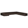 Set muebles de jardín 11 pzas y cojines ratán sintético marrón de , Conjuntos de jardín - Ref: Foro24-46826, Precio: 914,75 €...
