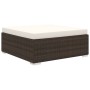 Set muebles de jardín 11 pzas y cojines ratán sintético marrón de , Conjuntos de jardín - Ref: Foro24-46826, Precio: 914,75 €...