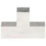 Conectores de postes en T 4 uds metal galvanizado 81x81 mm de , Postes de cerca - Ref: Foro24-145464, Precio: 63,53 €, Descue...