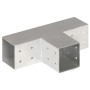 Conectores de postes en T 4 uds metal galvanizado 81x81 mm de , Postes de cerca - Ref: Foro24-145464, Precio: 63,53 €, Descue...