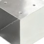 Conectores de postes en T 4 uds metal galvanizado 81x81 mm de , Postes de cerca - Ref: Foro24-145464, Precio: 63,53 €, Descue...