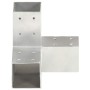 Conectores de postes en Y 4 uds metal galvanizado 81x81 mm de , Postes de cerca - Ref: Foro24-145466, Precio: 76,01 €, Descue...