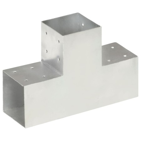 Conector de postes en forma de T metal galvanizado 101x101 mm de , Postes de cerca - Ref: Foro24-145479, Precio: 36,03 €, Des...