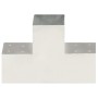 Conector de postes en forma de T metal galvanizado 101x101 mm de , Postes de cerca - Ref: Foro24-145479, Precio: 36,03 €, Des...