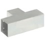 Conector de postes en forma de T metal galvanizado 101x101 mm de , Postes de cerca - Ref: Foro24-145479, Precio: 36,03 €, Des...