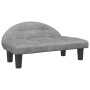 Cama para perros de terciopelo gris claro 70x52x30 cm | Foro24.es | Tu tienda online para hogar, jardín y más Foro24.es