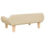 Cama para perros de tela crema 70x40x24 cm de , Camas para perros - Ref: Foro24-171945, Precio: 63,95 €, Descuento: -5%%