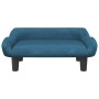 Cama para perros de terciopelo azul 70x40x24 cm de , Camas para perros - Ref: Foro24-171951, Precio: 62,12 €, Descuento: %