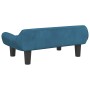 Cama para perros de terciopelo azul 70x40x24 cm de , Camas para perros - Ref: Foro24-171951, Precio: 62,12 €, Descuento: %