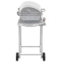 Barbacoa portátil de gas con 2 zonas plateada acero inoxidable de , Barbacoas - Ref: Foro24-276149, Precio: 152,22 €, Descuen...