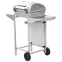 Barbacoa portátil de gas con 2 zonas plateada acero inoxidable de , Barbacoas - Ref: Foro24-276149, Precio: 152,22 €, Descuen...