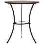 Set mesa y sillas bistró 3 piezas mosaico cerámica naranja/gris de , Conjuntos de jardín - Ref: Foro24-279691, Precio: 233,68...