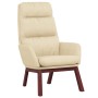 Sillón de relax de tela color crema de , Sillones - Ref: Foro24-341161, Precio: 126,05 €, Descuento: -5%%