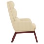 Sillón de relax de tela color crema de , Sillones - Ref: Foro24-341161, Precio: 126,05 €, Descuento: -5%%