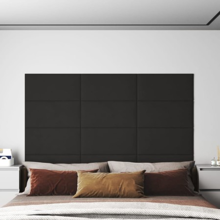 Paneles de pared 12 uds terciopelo negro 60x30 cm 2,16 m² de , Recubrimiento de paredes - Ref: Foro24-343868, Precio: 69,28 €...