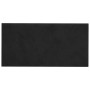 Paneles de pared 12 uds terciopelo negro 60x30 cm 2,16 m² de , Recubrimiento de paredes - Ref: Foro24-343868, Precio: 69,28 €...