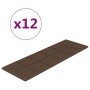 Paneles de pared 12 uds tela marrón 90x30 cm 3,24 m² | Foro24.es | Tu tienda online para hogar, jardín y más Foro24.es