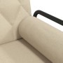 Sofá cama con reposabrazos tela color crema de , Sofás - Ref: Foro24-351940, Precio: 262,76 €, Descuento: -5%%