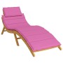 Cojín de tumbona tela Oxford rosa de , Cojines para sillas y sofás - Ref: Foro24-361360, Precio: 36,42 €, Descuento: %