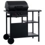 Barbacoa portátil de gas con mesita de 3 estantes negro de , Barbacoas - Ref: Foro24-3051180, Precio: 160,53 €, Descuento: %
