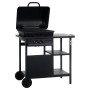 Barbacoa portátil de gas con mesita de 3 estantes negro de , Barbacoas - Ref: Foro24-3051180, Precio: 160,53 €, Descuento: %